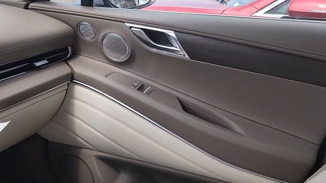 GV80 2024 3.5t sport prestige. saville silver on vanilla beige смотреть онлайн