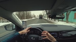 POV за рулем KODIAQ. Еду в Сорочаны. Поболтаем. Вид от первого лица.(#путешествиянакодиаке)