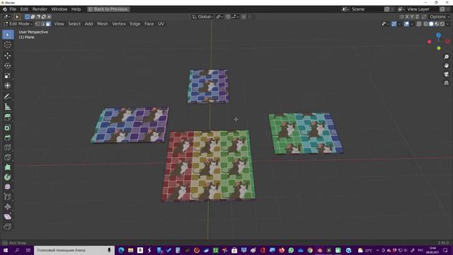 UV unwrapping in a blender смотреть онлайн