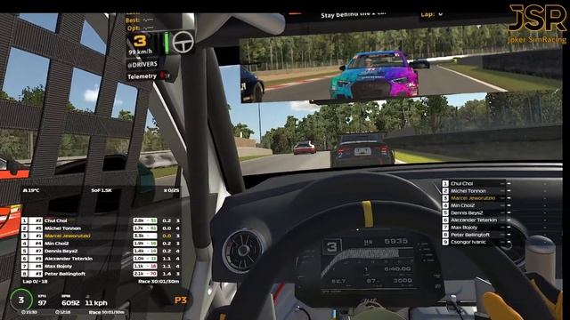iRacing Audi RS3 (TCR) @Zolder 2020/S1/W8 - fail at the beginning - смотреть онлайн