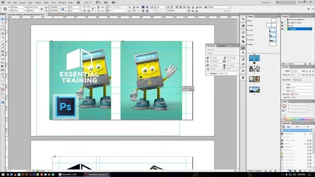 Understanding Frame And Content Shortcuts, InDesign Essential Training смотреть онлайн
