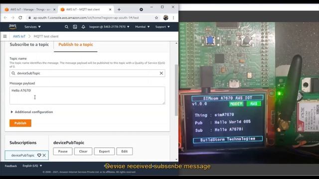 SIMcom AWS IoT Cellular Solution(SIM7600 SIM7670) смотреть онлайн