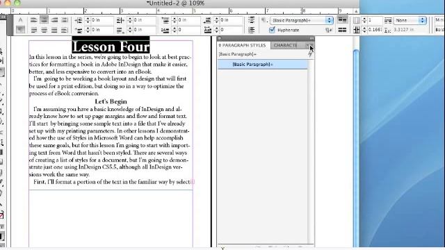 Designing Books in InDesign with eBooks in Mind 4 смотреть онлайн