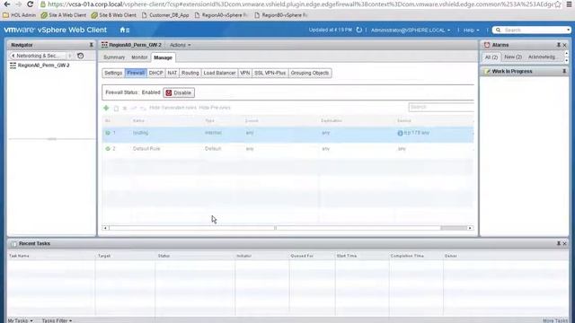VMware NSX - Behavior when the Edge Firewall is enabled with ECMP смотреть онлайн
