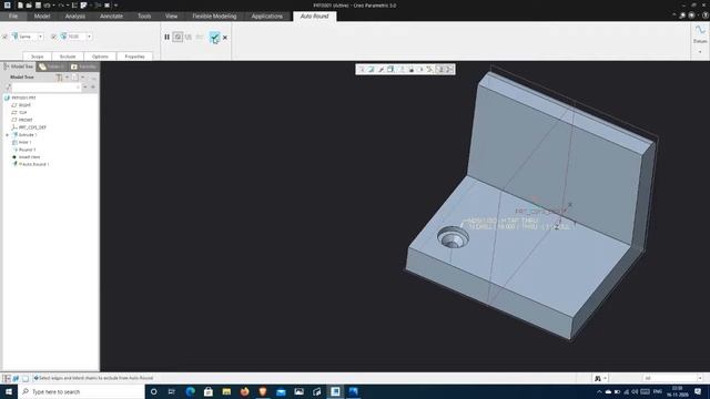 BASICS OF HOLE, ROUND, CHAMFER, DRAFT, SHELL AND RIB смотреть онлайн