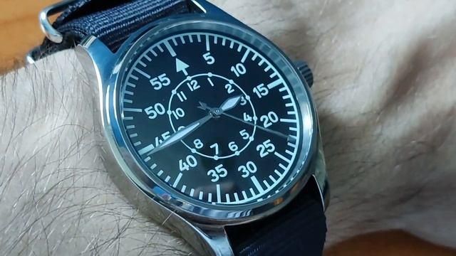Mysterious Code - Titanium Pilot Watch With VH31 Quartz Movement