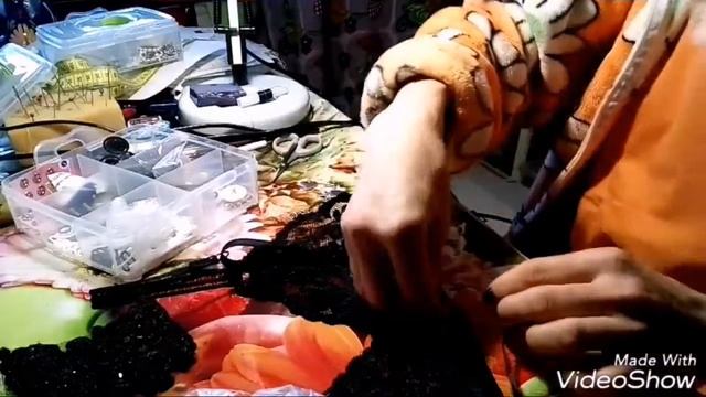 Бралетт (5 часть) пристрачиваем на машинке резинки, декор