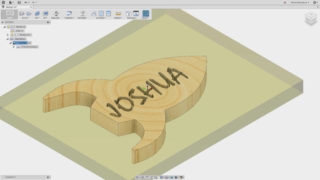 Toy Rocket: Fusion 360, Illustrator, X-Carve смотреть онлайн