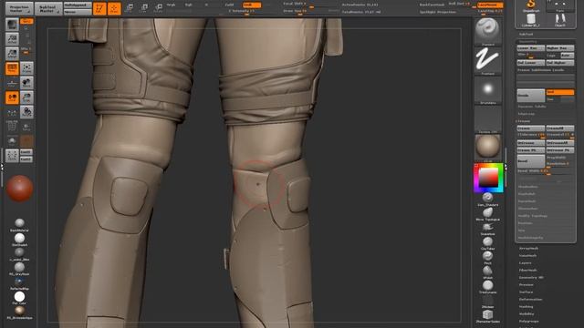 14.Zbrush Army Style Clothing Sculpting Part 14 смотреть онлайн