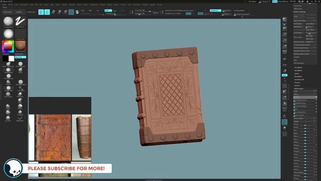 STYLISED BOOKS :: 2 :: Book Of Names! - Full Version - [Substance Painter][Zbrush][Maya][Toolbag] смотреть онлайн