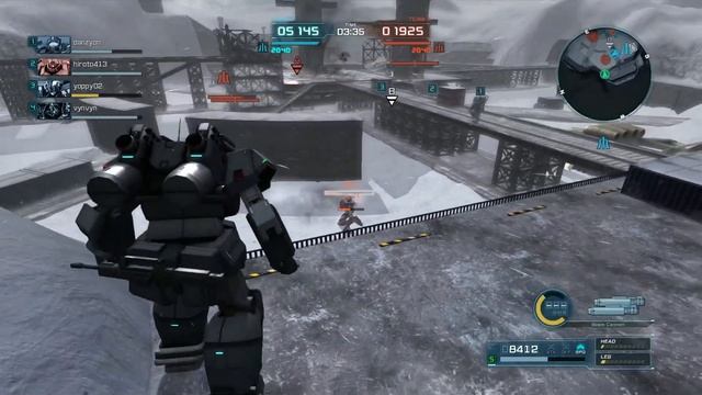 Gundam Battle Operation 2 REQUEST: GM Cannon II In White Dingo Colors On Arctic Base