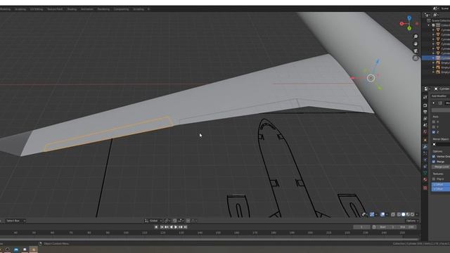 Easy Way to Model Flaps, Ailerons, Spoilers in Blender 2.8 смотреть онлайн