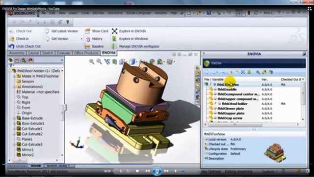 Enovia Pro Design With SolidWorks смотреть онлайн