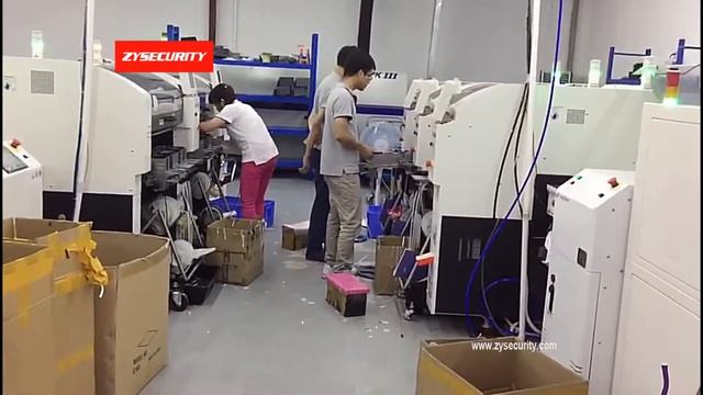 ZYsecurity cctv camera board SMT working shop смотреть онлайн