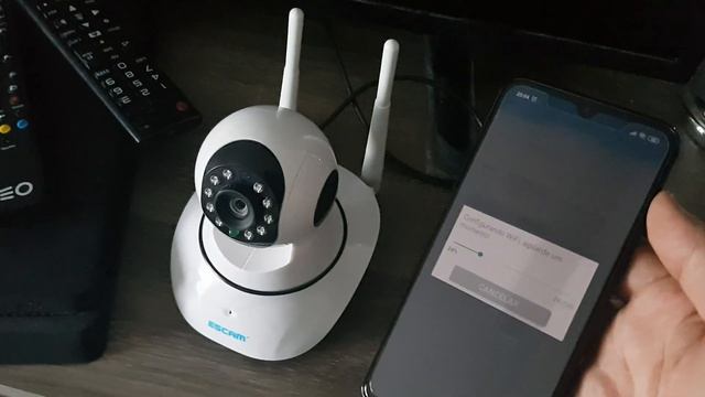 ESCAM G02 360º Wifi Camera - install and test смотреть онлайн