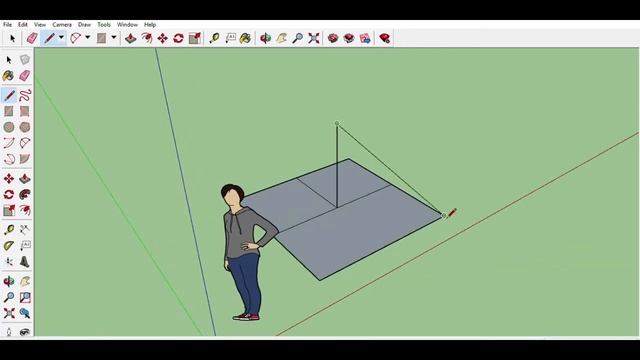 การสร้างสามเหลี่ยมพีระมิด ด้วย SketchUp смотреть онлайн