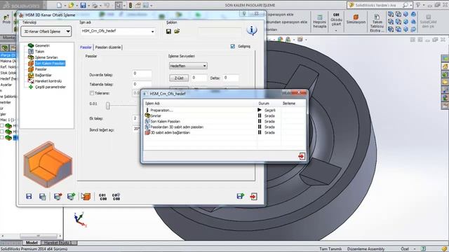 74 HSM 3D Kenar Ofseti İşleme смотреть онлайн
