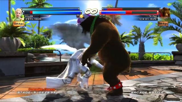 TEKKEN TAG TOURNAMENT 2 ANGEL & KAZUYA Arcade Battle смотреть онлайн