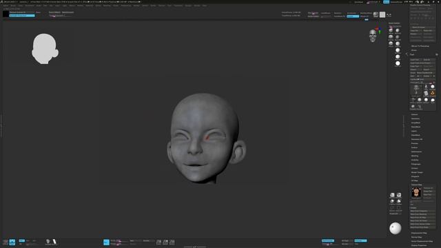 Zbrush / Blender Timelapse смотреть онлайн