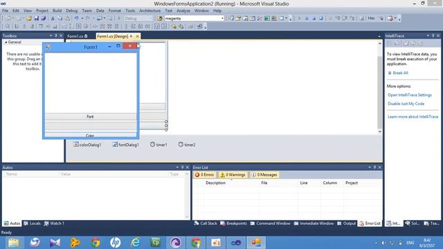 LEARNING C# Control RichText + FontDialog + ColorDialog + Process,Timer смотреть онлайн