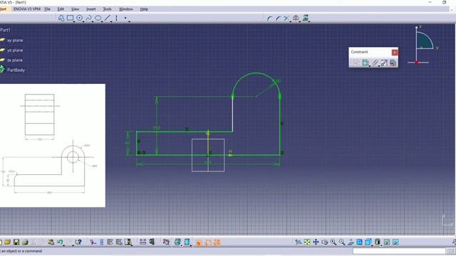 CATIA Tutorial | CATIA V5 Practice | CATIA Part Design | CATIA part design Exercises | Part Design смотреть онлайн