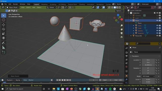 Blender Tips & Tricks - Parenting objects in Blender 3.0 смотреть онлайн