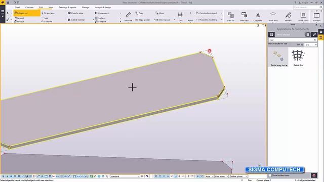 Tekla Structures : Create Spiral Staircase By SIGMA COMPUTECH смотреть онлайн