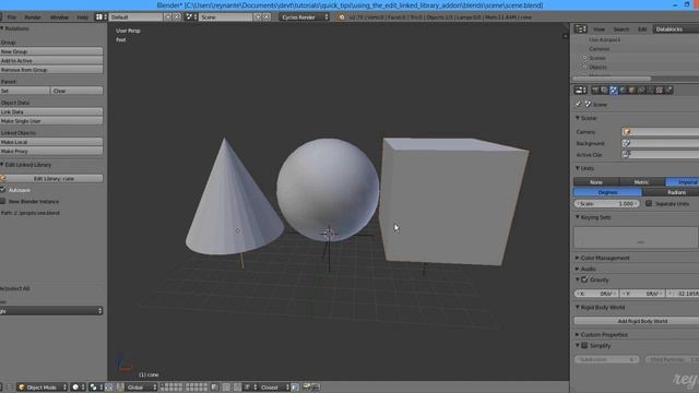 Using the Edit Linked Library Addon смотреть онлайн