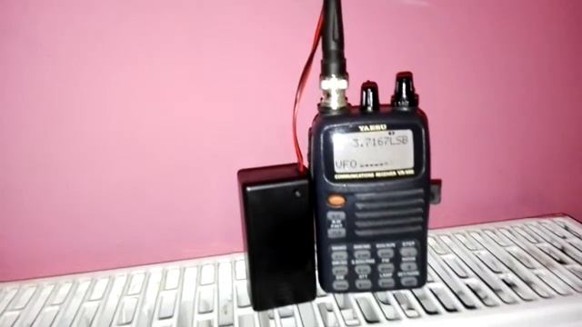 MINI WHIP 80m band via YAESU VR500 смотреть онлайн