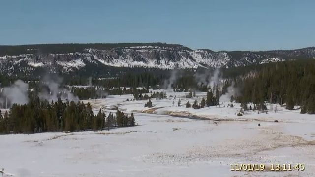 November 1, 2019 Upper Geyser Basin Daytime Streaming Camera Captures смотреть онлайн