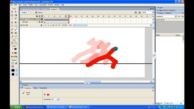 Flash 8 stick movement tutorial смотреть онлайн