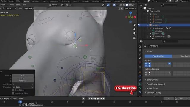 3D Fur Wolf Rigged in Blender | @3d_animal.factory смотреть онлайн