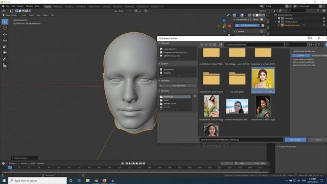Facebuilder for Blender Build 3d face in 5 minutes смотреть онлайн