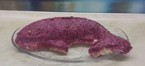 Селёдка под шубой, оригинальная подача