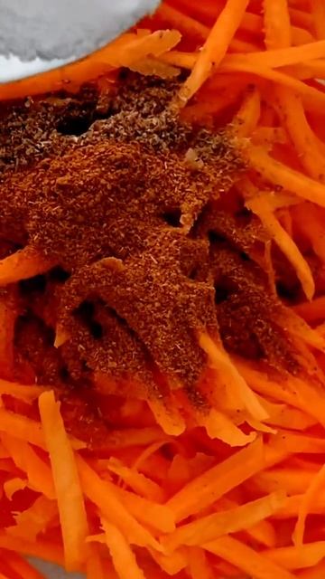 🥕🥕🥕по рецепту корейской подруги Short #shorts #recipe #food #carrot #koreanfood