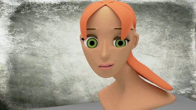 Blender 2.68 Anime Style Woman Quick Emotions animation смотреть онлайн