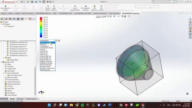 Practica 1 / CONOCIENDO SOLIDWORKS FLOW SIMULATION смотреть онлайн