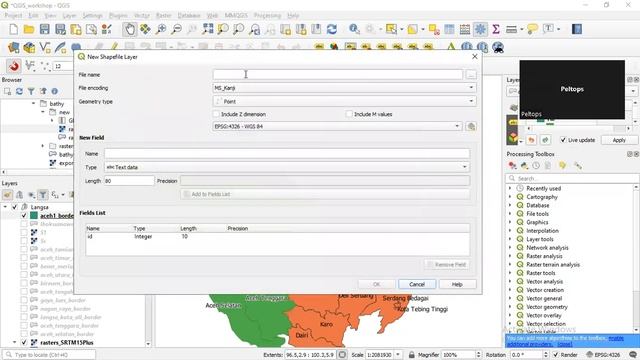 How to create Bathymetry contour смотреть онлайн