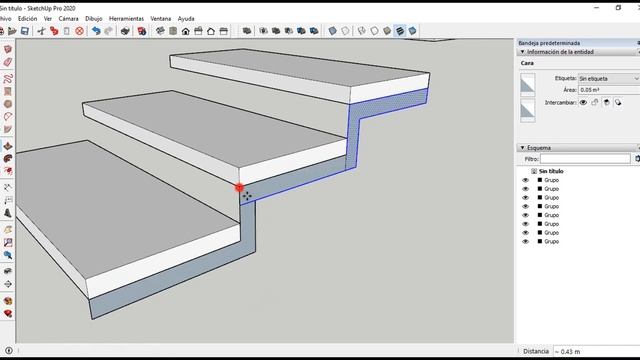 23 EJERCICIO DE MODELADO 1. SketchUP Pro. смотреть онлайн