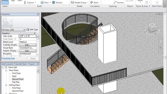 Revit Architecture - Creating an Elevator смотреть онлайн