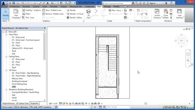 Advanced Revit Architecture 2014 Tutorial | 3D Callout Views смотреть онлайн