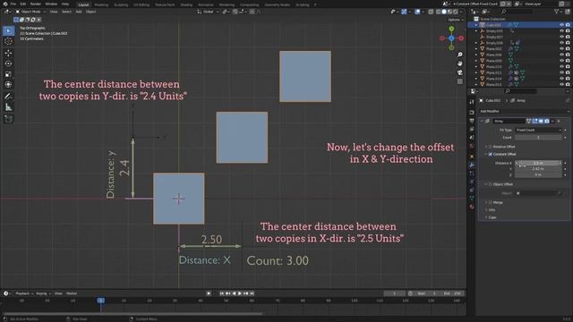 Array Modifier in Blender смотреть онлайн