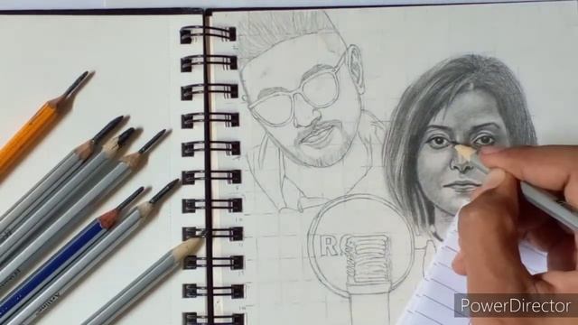 portrait drawing of yohani de silva| drawing @yohani| manike mage Hithe song fame 'yohani' sketch😍✍ смотреть онлайн