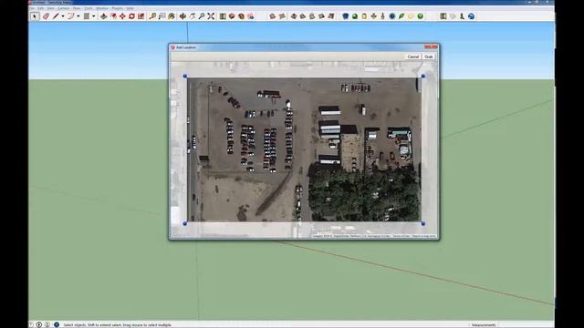 Import Google Earth image to Sketchup (Part 1) смотреть онлайн