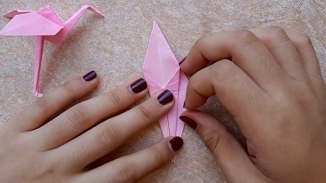 HOW TO MAKE A FLAMINGO ORIGAMI EASY STEP BY STEP TUTORIAL FOR BEGINNERS смотреть онлайн