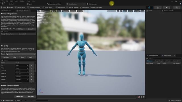 Unreal Engine 5 - Root Motion and Retargeting Animations with Mixamo Characters смотреть онлайн