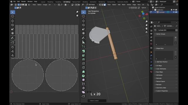 How To Design An Axe In Blender смотреть онлайн