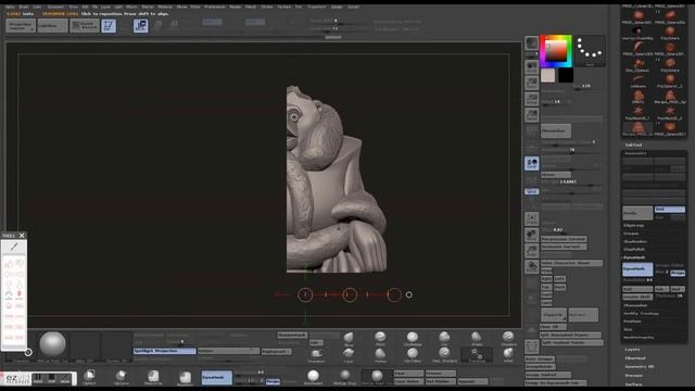 Design for 3D Printing with ZBrush - Hollowing Out Your Model смотреть онлайн