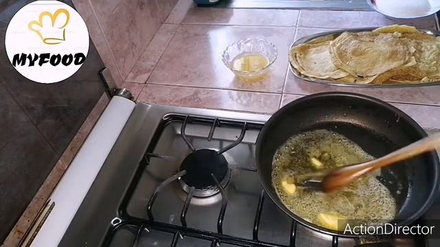 Crepas en salsa de naranja🔥😍un desayuno perfecto🤤 смотреть онлайн