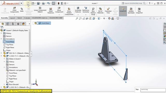 Basic 3D CAD : Exercise 3-19 [Assembly] - SolidWorks tutorials EXERCISES смотреть онлайн